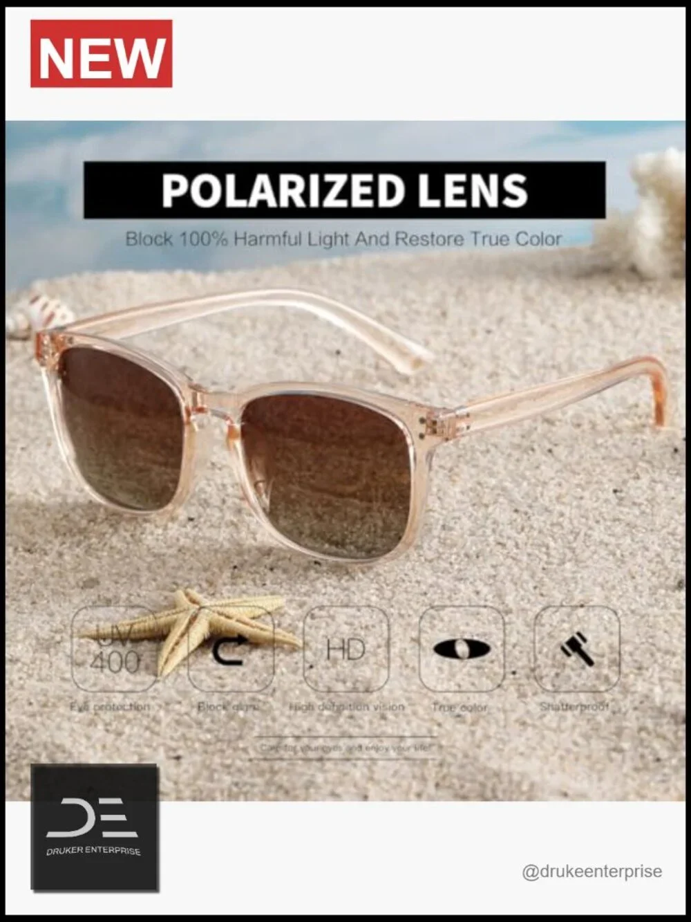 Polarized Sunglasses UV400 Protection for Women Classic Retro Trendy Outdoor